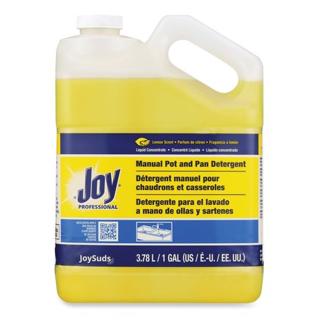 JOY Dishwashing Liquid, Lemon Scent, One Gallon Bottle, PK4 57447